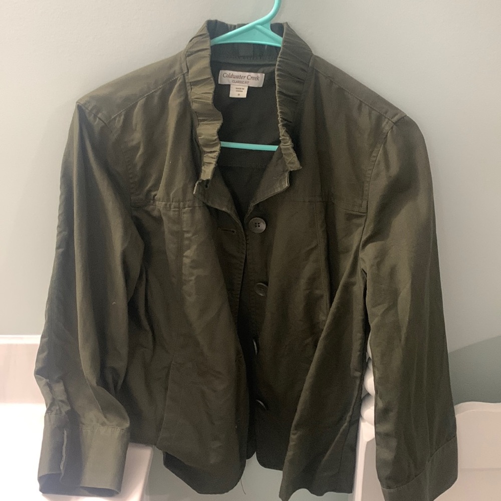 Cold water creek green jacket